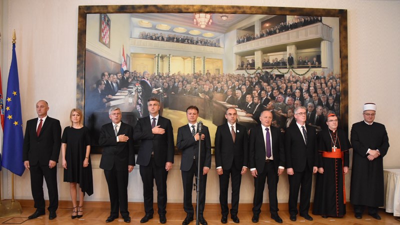 ​Predsjednik Vlade Andrej Plenković na obilježavanju Dana Hrvatskoga sabora